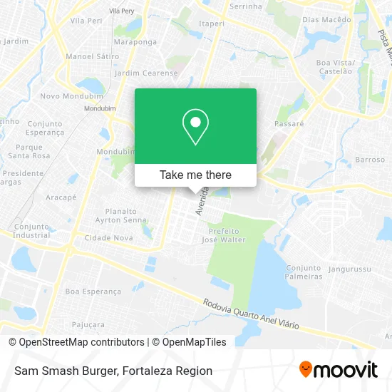 Sam Smash Burger map