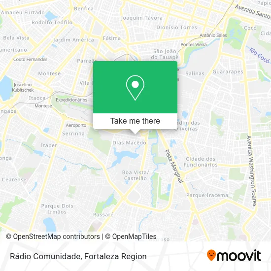 Rádio Comunidade map