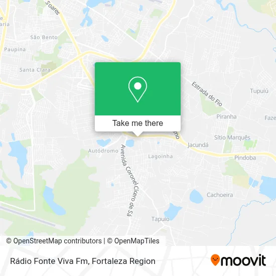 Rádio Fonte Viva Fm map