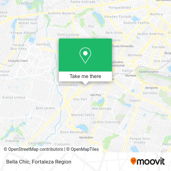 Bella Chic map