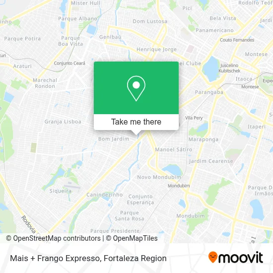 Mais + Frango Expresso map