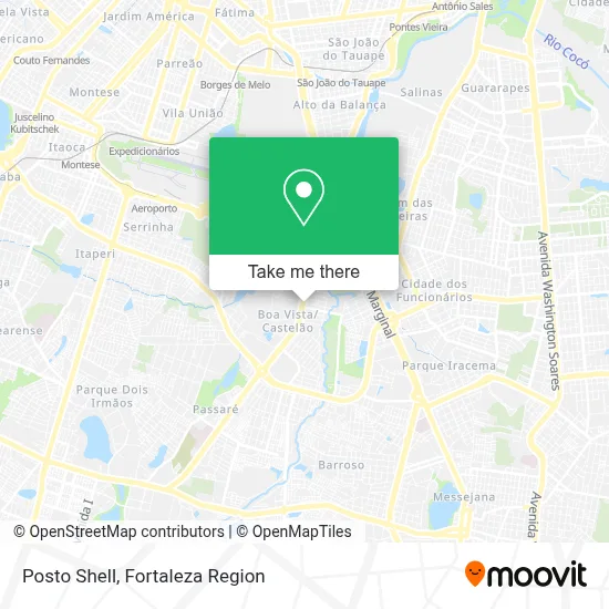 Posto Shell map