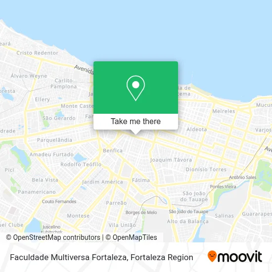 Faculdade Multiversa Fortaleza map
