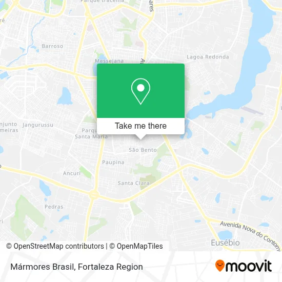 Mármores Brasil map