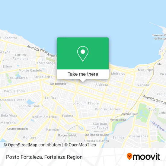 Posto Fortaleza map