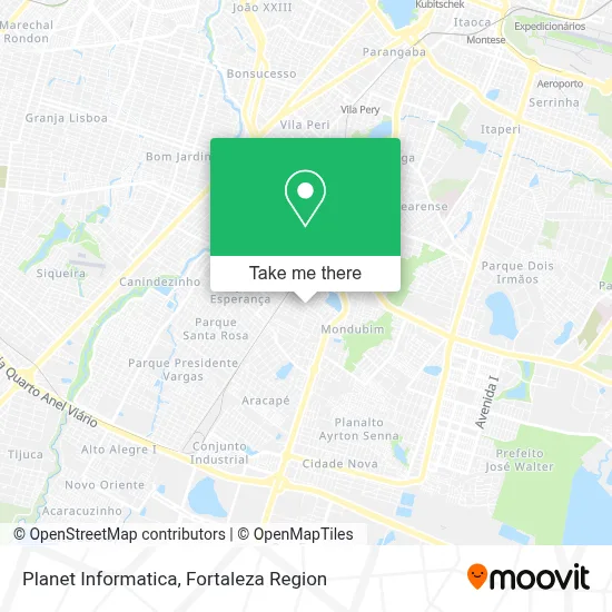 Planet Informatica map