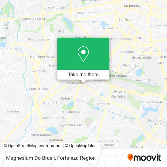 Magnesium Do Brasil map