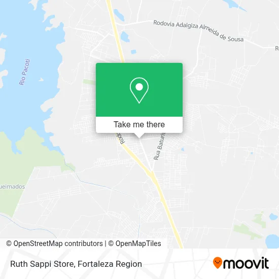 Ruth Sappi Store map