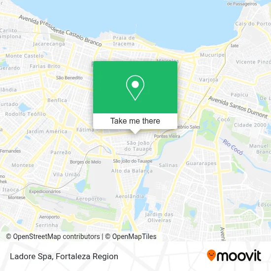 Ladore Spa map