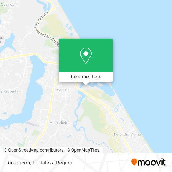 Rio Pacoti map