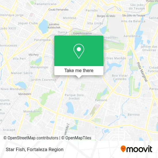 Star Fish map