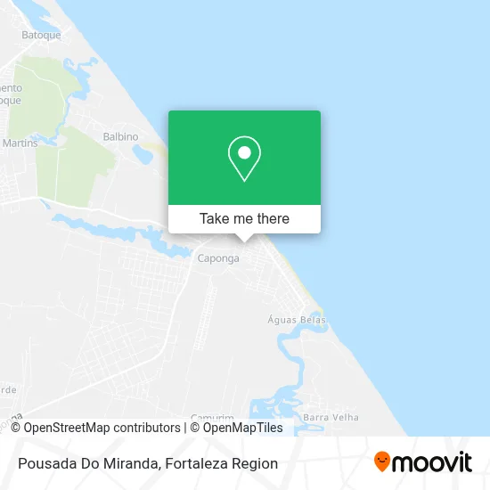 Pousada Do Miranda map
