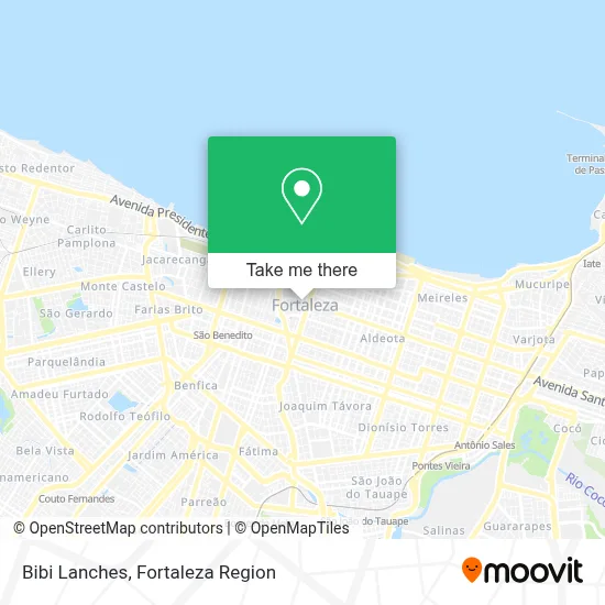 Bibi Lanches map