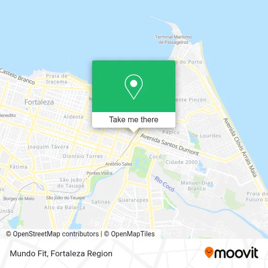 Mundo Fit map