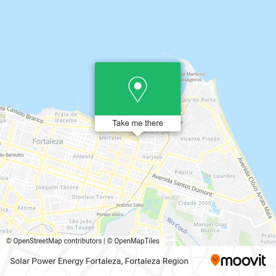 Solar Power Energy Fortaleza map