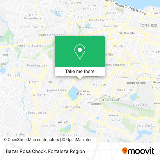 Bazar Rosa Chock map