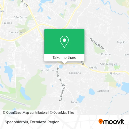 Spacohidrolu map