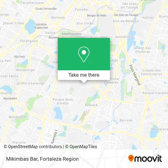 Mikimbas Bar map
