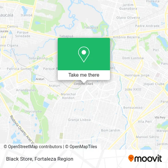 Black Store map
