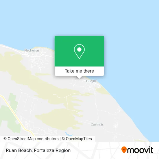 Ruan Beach map