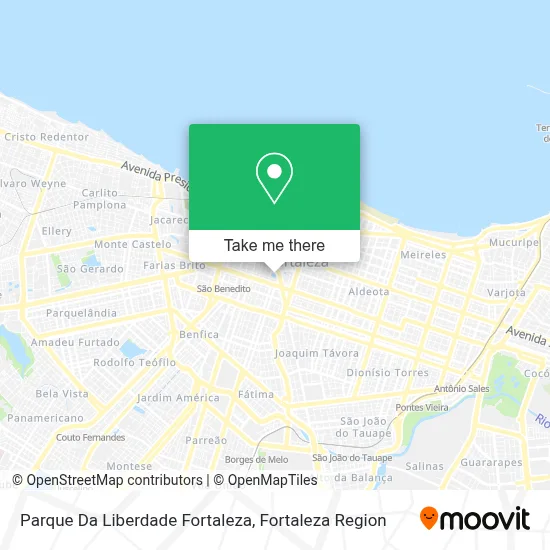 Parque Da Liberdade Fortaleza map