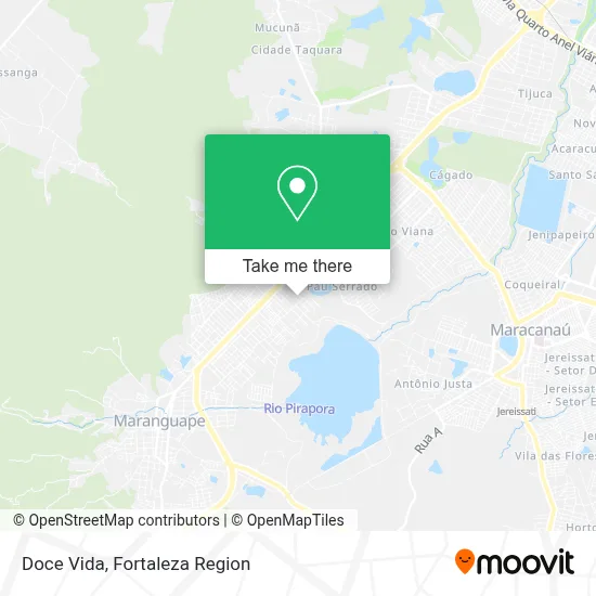 Doce Vida map