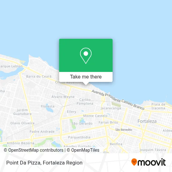 Point Da Pizza map