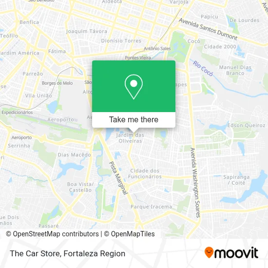 The Car Store map