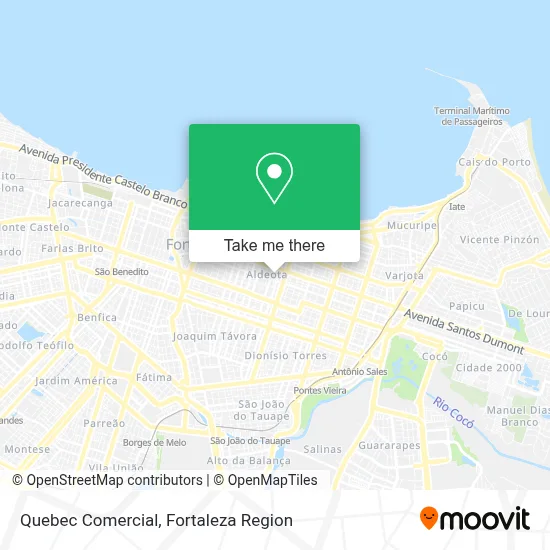 Quebec Comercial map