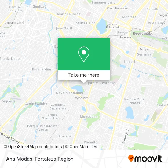 Ana Modas map