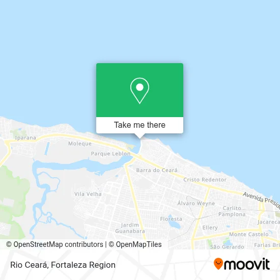 Rio Ceará map