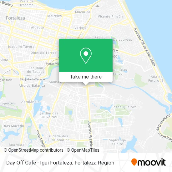 Day Off Cafe - Igui Fortaleza map