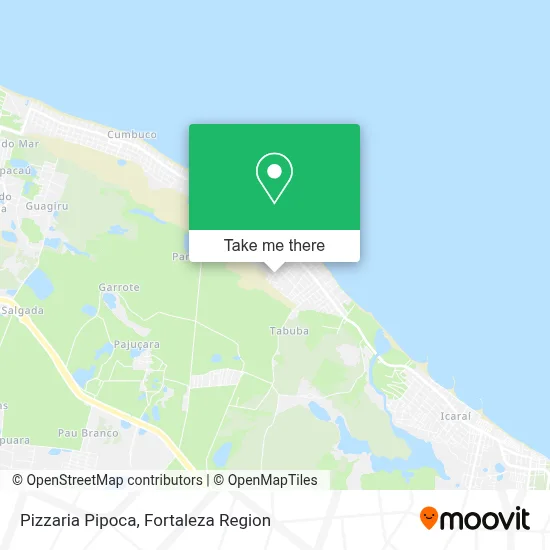 Pizzaria Pipoca map