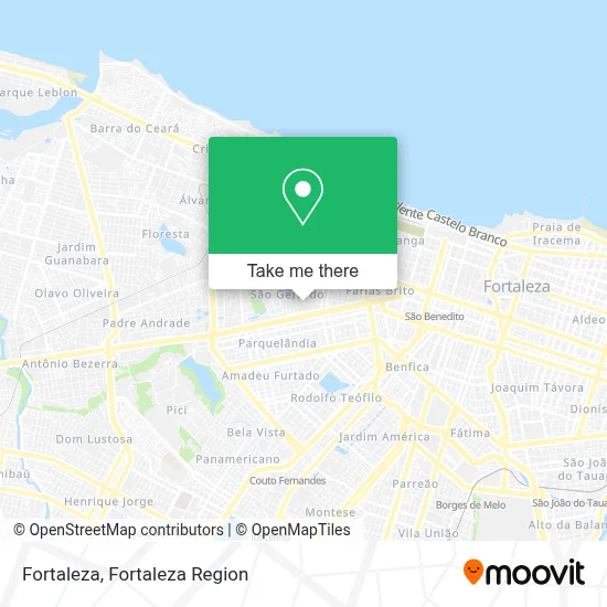 Fortaleza map
