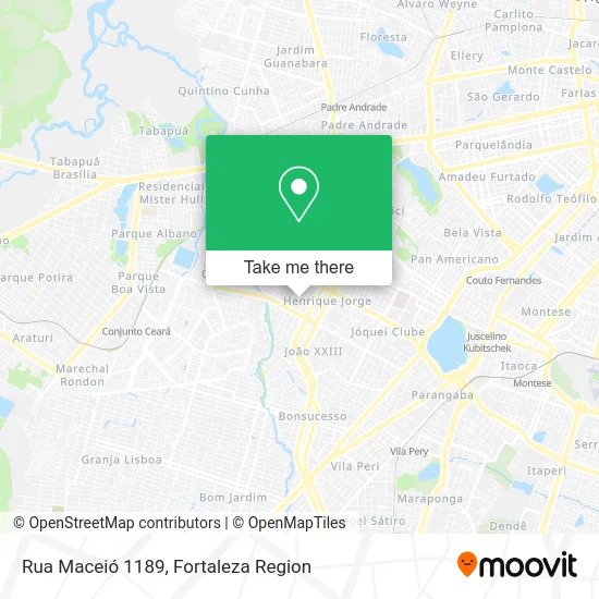 Rua Maceió 1189 map