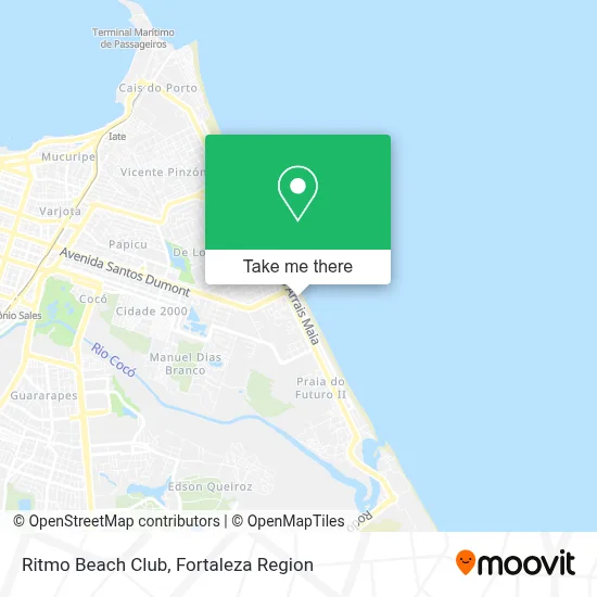 Ritmo Beach Club map