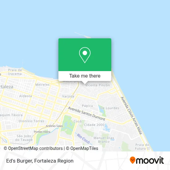 Ed's Burger map