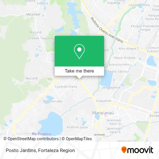 Posto Jardins map