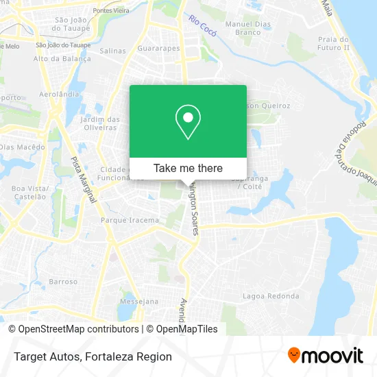 Target Autos map