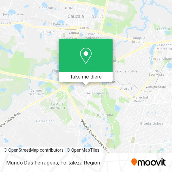 Mundo Das Ferragens map