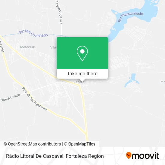 Rádio Litoral De Cascavel map