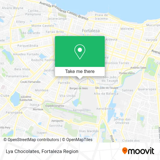 Lya Chocolates map