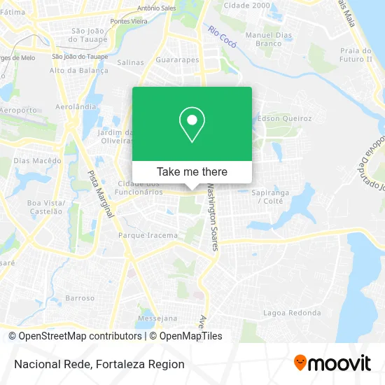 Nacional Rede map