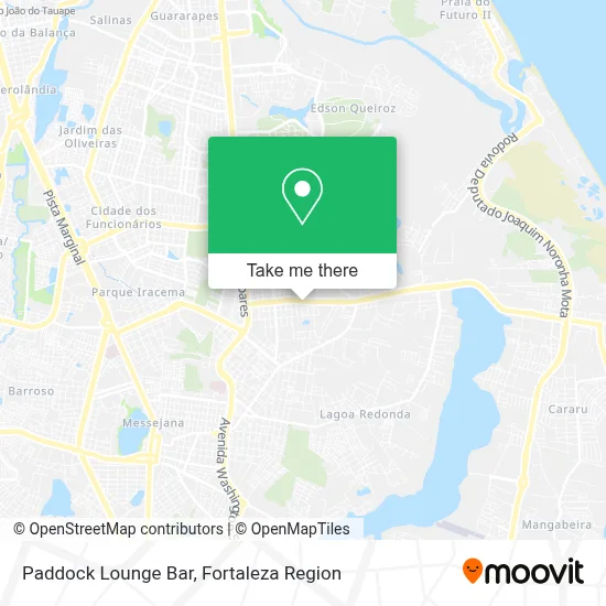 Paddock Lounge Bar map