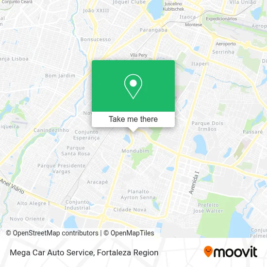 Mega Car Auto Service map