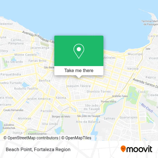 Beach Point map