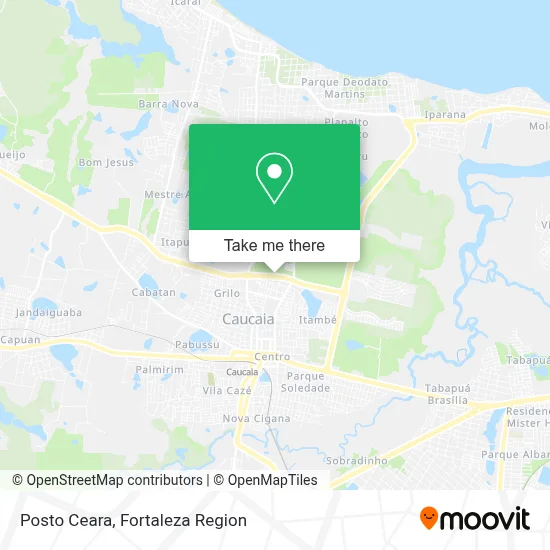 Posto Ceara map
