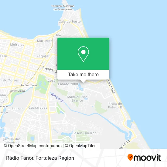 Rádio Fanor map