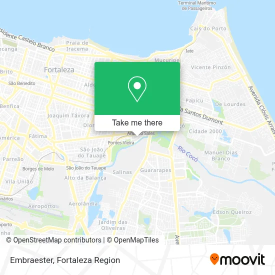 Embraester map