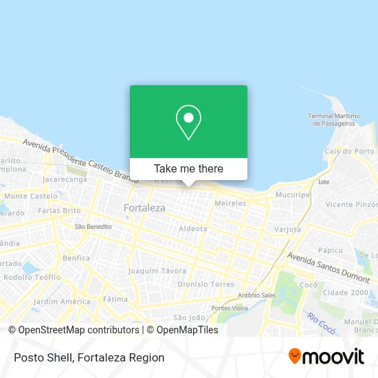 Posto Shell map
